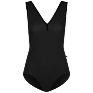 Yumiko Alicia Black Leotard